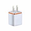 Carregador de Celular Eletrodepositado com Borda Dourada Duplo USB 2.1A Cabeça de Carregamento USB Dupla Porta Adaptador de Energia Multi-Porta Venda por Atacado