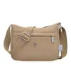 Bolso de Hombro Ligero de Nylon de Estilo Nuevo, Sencillo y Moderno para Mujer, Bolso Cruzado Versátil, Multicapa e Impermeable para Mujer