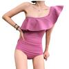 FUENTE Fábrica 2023 nuevo estilo coreano retro con volantes sexy push-up adelgazante que cubre el vientre traje de baño de una pieza para mujer