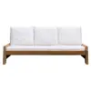 Sofá Tejido de Ratán para Balcón al Aire Libre, Muebles Blandos, Silla de Ratán, Sofá Individual, Patio Exterior, Sala de Modelos, Muebles para Villa