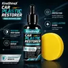 Kineshinex Agente de Cuidado y Restauración para Plástico de Coche 50ml Universal Interior y Exterior Negro Brillante Líquido de Reparación y Mantenimiento