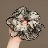 Scrunchie de cetim liso com toque de alta qualidade, não danifica o cabelo, alta elasticidade, adequado para uso diário, elástico de cabelo, acessório de cabelo