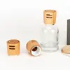 Tapa Interior de 28 Dientes Aromaterapia sin Fuego Difusor de Tapa Hueca de Madera Adorno de Madera Botella de Aceite Esencial para Aromaterapia Tapa de Madera