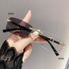 Gafas de Miopía sin Marco Cambia Color para Negocios con Filtro de Luz Azul para Hombres, Gafas de Miopía sin Borde de Corte Avanzado Ajustables para Mujeres