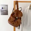 Mochila de Camurça Coreana Dongdaemun Outono/Inverno 2025 Design de Nicho Mochila Casual para o Dia a Dia