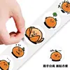 2000 Pegatinas Naranja Paquete de Mini Expresiones Pegatinas en Rollo Lindo Paquete de Pequeñas Expresiones Naranjas Pegatinas para Diario Decorativo DIY