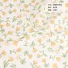 Tecido de Sarja de Algodão com Estampa Floral Pastoral Vestido de Bebê DIY Kindergarten Lençóis de Cama Cobertor Tecido Atacado