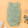 Ropa de Niños Verano Bebé Lindo Patrón de Bebé Niños y Niñas Chaleco sin Mangas Estampado Camiseta Triangular Niños