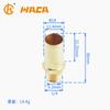 Conector recto de pagoda verde, conector de salida de boquilla de agua, hardware, accesorios neumáticos, conector de rosca externa, pagoda de diente externo