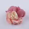 Estilo Coreano Venta al por Mayor Flor de Tela de Tres Colores con Borde Quemado de 6 cm Flor para Dar Forma Hecha a Mano DIY Accesorios para Ropa Flores para Zapatos Accesorios Flor Artificial