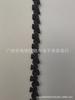 Oreja de borde curvo con encaje de cinta de rayón de seda dorada y plateada cheongsam ropa de mujer accesorios accesorios encaje