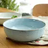 (9,9 Yuan por 2 Tigelas de Cerâmica) Tigelas de Salada Práticas, Tigelas de Comida Domésticas, Tigelas Fundas, Tigelas para Macarrão, Esmaltadas em Forno Vintage com Imperfeições