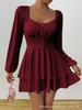 Vestido Transfronterizo Estilo Europeo y Americano para Mujer Estilo Caliente Adelgazante de Alta Calidad Vestido de Verano de Gama Alta para Mujer Venta al por Mayor