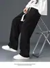 Pantalones Casuales Nuevos de Otoño e Invierno Transfronterizos para Hombre Rectos Holgados de Pana con Forro Polar Cálidos de Pierna Ancha Deportivos Largos