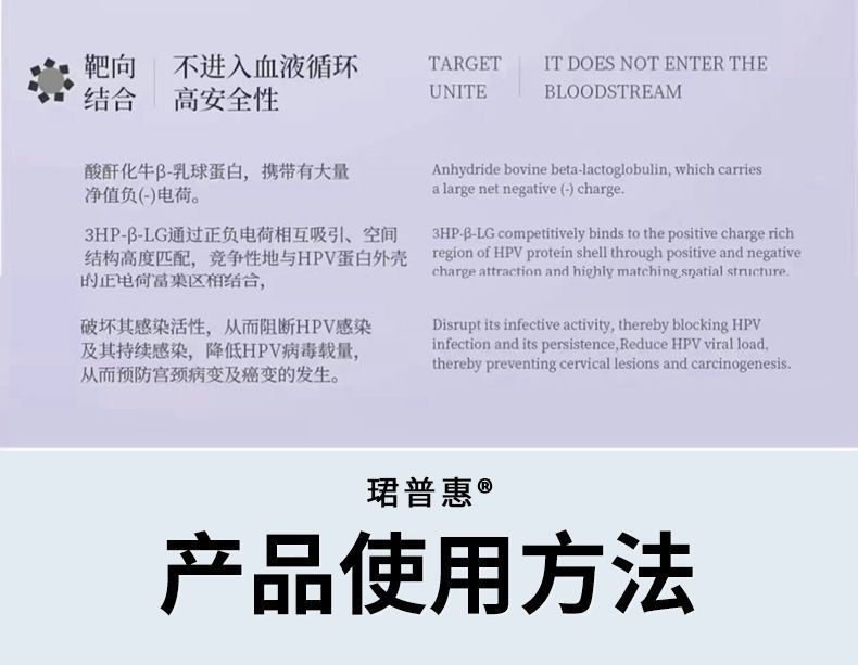 珺普惠医用抗HPV生物蛋白功能敷料病毒干扰素凝胶降低载量妇科阴