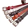 Cinto de Couro Casual Personalizado Sem Furos para Mulheres, Simples e Versátil Cinto Decorativo Coreano para Jeans, Cinto Feminino Vazado