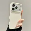 Funda Mate de Color Sólido con Tacto de Piel Adecuada para Funda de Teléfono Apple 17 Pro iPhone 16 Pro Ultrafina 15 Pro Media Cubierta 14 Pro