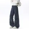 Pantalones casuales de trabajo estilo americano, rosas, plisados, con dobladillo curvo, para hombres y mujeres, de otoño, modernos, retro, geniales, de pierna ancha recta, pantalones deportivos