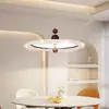 Lámpara de araña para restaurante estilo francés de mediados de siglo 2025 Nueva Lámpara de mesa creativa de diseñador de alta gama Lámpara de protección ocular de espectro completo