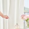 Cortina de Gasa Corona Cortina de Gasa Impermeable a la Luz Sala de Estar Balcón Mosquitera para Ventana Protección Solar Aislamiento Térmico Parasol Gasa Blanca Estilo Nuevo 2025