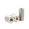 Acero inoxidable 304 tuerca de rosca interna y externa manguito de conversión de rosca funda de rosca de tornillo rosca de tornillo de paso directo interno y externo