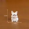 Paisaje en miniatura, figuras de animales de cachorros creativas y lindas, decoraciones de caja sorpresa, accesorios para escritorios de oficina, piezas decorativas pequeñas