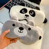 Nueva Máscara de Ojos Ins de Panda Otoño e Invierno Máscara de Ojos Felpa Linda Máscara de Ojos para Mujer Tocado Especial para Dormir Máscara de Ojos al por Mayor