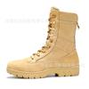 Botas de Combate Marrones para Exterior Transfronterizas, Botas de Entrenamiento Militar, Botas Tácticas Negras para Hombre, Botas del Desierto, Botas de Cuero, Botas de Senderismo, Botas de Entrenamiento