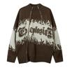 Diseño Europeo y Americano de Calle Principal Suéter Jacquard con Cremallera Personalizado para Hombre y Mujer Otoño Nueva Moda Marca Casual Niche Tejido de Punto