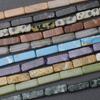 4*13mm cuadrado verde dorado Ojo de Tigre Amazónico Piedra Pino Emperador cuentas sueltas DIY joyería pasador accesorios de borla