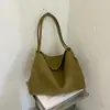 Elegante Chegada Nova da Xiaomi Bolsa de Axila com Textura Trançada de Nicho Bolsa de Ombro Única Estilo Coreano Retro Tendência Estilo Ins