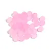 Paquete de 50 cuentas sueltas redondas esmeriladas transparentes de acrílico, hechas a mano, accesorios de joyería para pulseras y collares.