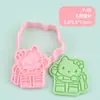 Molde para Galletas 3D de Gato Kt Navideño con Diseño Realista de Prensa Tridimensional DIY, Material Seguro, Fácil de Limpiar