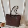 Bolso tote mate para mujer, modelo nuevo transfronterizo 2026, bolso de hombro grande de capacidad para el trabajo, versátil, simple y elegante, bolso de tela