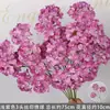 Flores Artificiais Coloridas Estilo Monet Flores Falsas Atacado Verde Roxo Arranjo de Casamento Cenário Decoração de Paisagismo