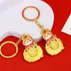 Chaveiro Pingente Ano do Cavalo Personalizado para Ganhar Dinheiro Imediatamente Chaveiro de Presente Multifuncional Divertido Pingente Comemorativo Souvenir