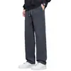Pantalones de Terciopelo Plus Directo de Fábrica para Hombre Caída Otoño Invierno Adelgazantes Crujientes Modernos Casuales Pierna Recta Pantalones Largos Sueltos Hombre
