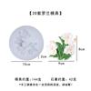 Meimuer 2D estéreo ramo de tulipanes flor de narciso diy aromaterapia yeso mesa de mesa molde de silicona