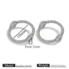 Anillo de Conexión de Cuentas Trenzadas de Doble Agujero de Acero Inoxidable Colgante de Cuenta Versátil para Joyería DIY Rotatoria