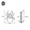 Pendientes de Labio de Titanio F136 Tipo Araña Moda Joyería para Orejas Titanio G23 Accesorios Simples para Piercings Venta al por Mayor Transfronteriza Europea y Americana