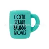 Taza Hongzhou Perlas de Transferencia de Agua Silicona Accesorios DIY Mordedores para Bebé Perlas Sueltas Venta al por Mayor en Stock