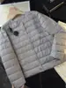 Outono/Inverno 2026 Gola Redonda Gola V Conversível Simples Versátil Cor Sólida Leve Quente Curto Casual Jaqueta Puffer Casaco Curto
