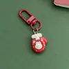 Nuevo Llavero de Resina de Santa Claus Hombre de Jengibre Lindo Alce Muñeco de Nieve Colgante para Mochila Escolar Regalo de Navidad