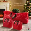 Saisheng Comércio Transfronteiriço Saco de Armazenamento para Árvore de Natal de 2,3 metros, Grande Capacidade, à Prova d'Água e de Poeira, Saco para Enfeites e Guirlandas de Natal