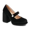 Saltos Altos Femininos, Veludo Dourado Bico Redondo Salto Grosso, Saltos Super Altos, Sapato Feminino com Fivela de Uma Tira, Saltos Altos com Plataforma Impermeáveis Verdes, Sapatos Femininos