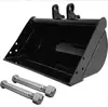 Cubo plano YANMAR Caterpillar, cubo de excavadora, cubo cribador de cambio rápido, pinza con pulgar, cilindro hidráulico, conjunto de llave de motor, fácil de instalar