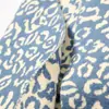 Elegante Popular en Internet Estilo Coreano Leopardo Diamante Tejido de Lana Bufanda Pequeña Decorativa para Mujer Bufanda Versátil Otoño e Invierno Nuevo Estilo
