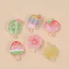 Juguete de Helado Verano Helado Accesorios Creativos Hechos a Mano DIY, Pegamento de Crema Resina Piezas Pequeñas Material Al por Mayor