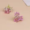 Flor artificial flor de begonia cabeza de flor diy flor hecha a mano tocado para el cabello pasador de pelo floral decorativo simple fresco flor de seda cabeza de flor pequeña