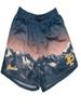 Pantalones cortos deportivos de marca de moda para hombre, de baloncesto, de cuatro puntos, transpirables y a la moda, para parejas.